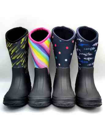 Customized Pvc Womens Tall Rain Boots Comfortable With Fashionable Uppers