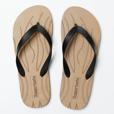 Custom Color Men's Flip Flops Textured Footbed Summer Slides Lightweight Design