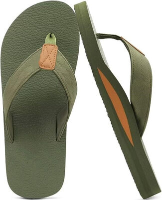 Screen Print / 3D Print Men's EVA Flip Flops Sandals With Arch Support