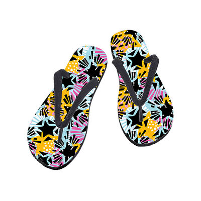 Customized Print Men Summer Flip Flops Beach Sandals For Casual Outings
