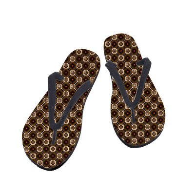 Customized Print Men Summer Flip Flops Beach Sandals For Casual Outings
