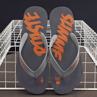 Summer Wear Men's Beach Sandals With Non Slip Rice Texture Patterns