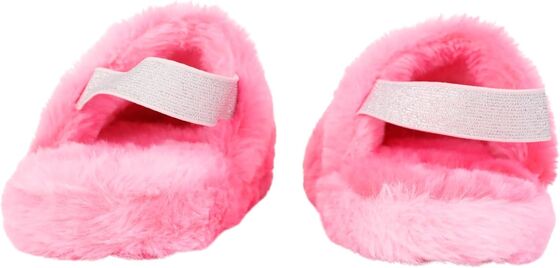 Licensed High-Density Memory Foam Kids Indoor Slippers with Breathable Knitted Upper and Warm Faux Fur Lining