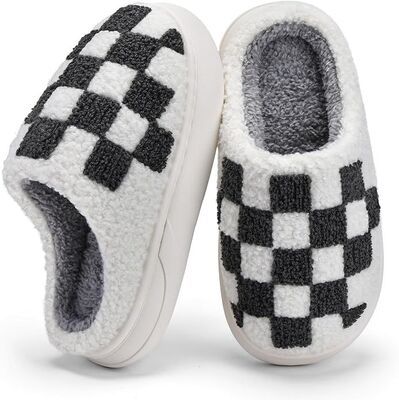 Cozy and Fashionable Kids Indoor Slippers with High-Density Memory Foam and Breathable Knit Upper