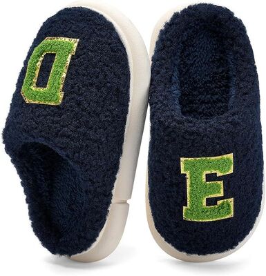Cozy and Fashionable Kids Indoor Slippers with High-Density Memory Foam and Breathable Knit Upper