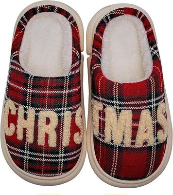 Fun Designs Anti Slip Kids Indoor Slippers With Breathable Faux Fur Lining