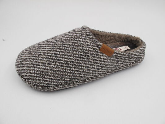 Custom Brand Mens Warm Slipper Comfortable House Shoes With Arch Support