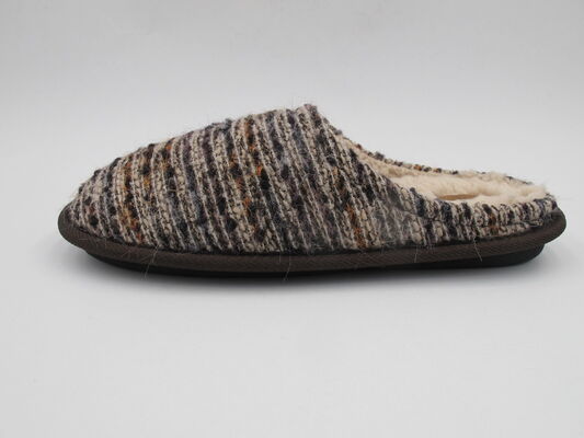 Warm Comfy Mens' Indoor Slippers Memory Foam House Slippers Customized Design