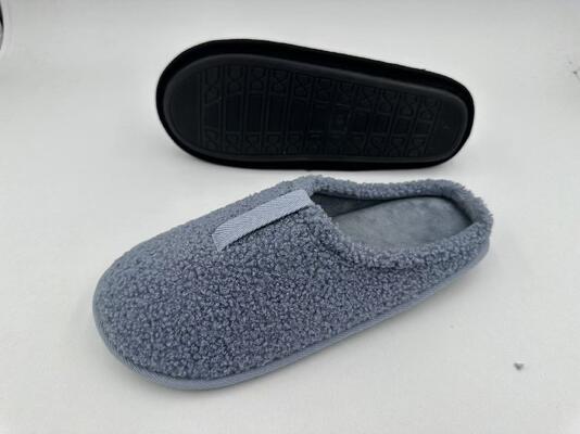 Fashionable Mens' Indoor Slippers Rubber Sole Machine Washable Winter Slippers