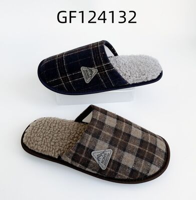 Comfort Mens House Slippers Basic Styles Closed Toe Indoor Footwear OEM ODM