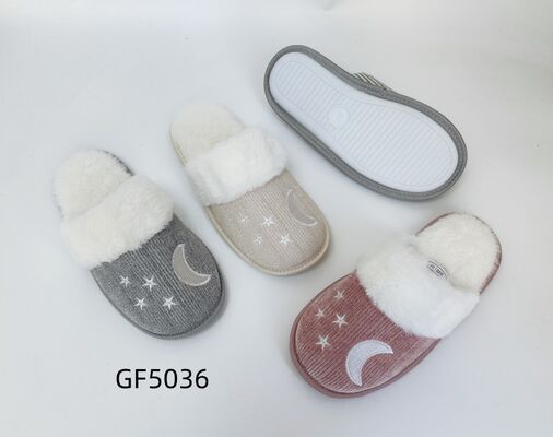 Printed Womens House Slippers With Different Materials