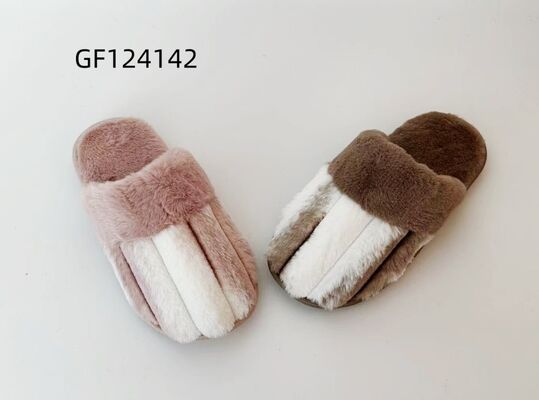 OEM Womens House Slippers With Bow Trims Comfortable Feeling
