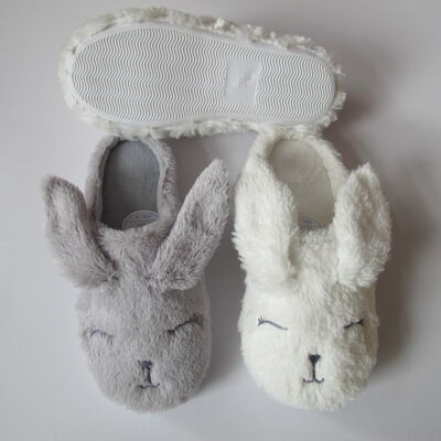 OEM Designs Winter Womens House Slippers Animal Style With 3D Trims