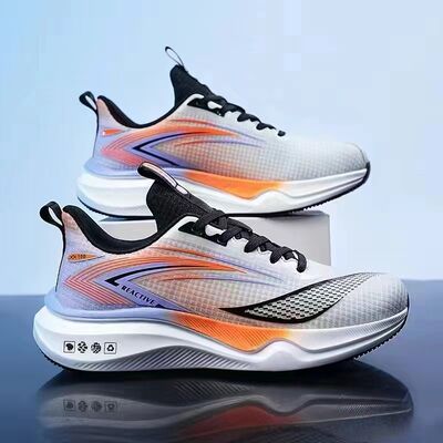 Mens Non Slip Walking Sneakers Lightweight Breathable Slip on Running Shoes Athletic Gym Tennis Shoes for Men M01