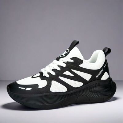 Knits Upper Mens Non Slip Walking Sneakers M08 for Outdoor Walking