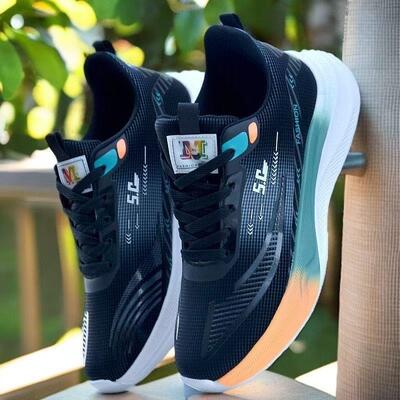 Mens Non Slip Walking Sneakers Lightweight Breathable Slip on Tennis Shoes M10