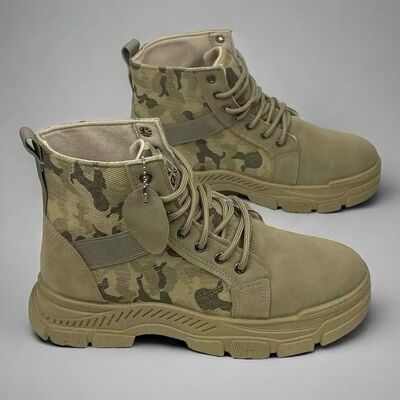 Breathable Mesh Anti Slip Outsole PVC Sole Injection Sneaker Casual Boot for All Seasons