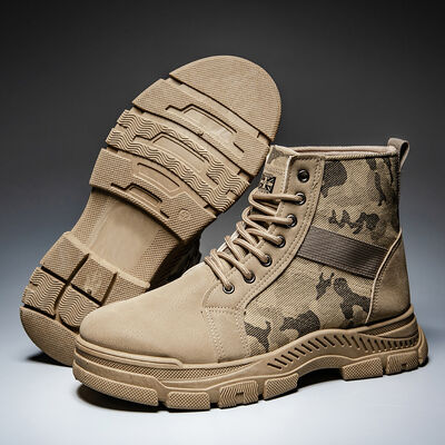 Breathable Mesh Anti Slip Outsole PVC Sole Injection Sneaker Casual Boot for All Seasons