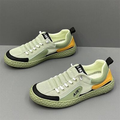 Men's Breathable Mesh Walking Sneakers with Anti-Slip Outsole and Enhanced Cushioning