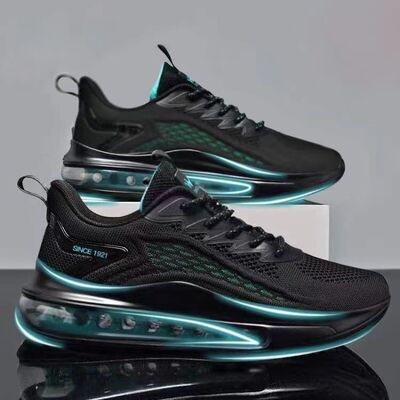 Men's Breathable Mesh Walking Sneakers with Anti Slip Outsole and PVC Sole for Casual Wear