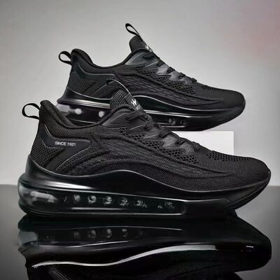 Men's Breathable Mesh Walking Sneakers with Anti Slip Outsole and PVC Sole for Casual Wear