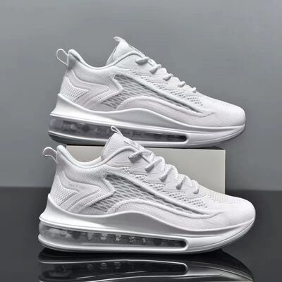 Men's Breathable Mesh Walking Sneakers with Anti Slip Outsole and PVC Sole for Casual Wear