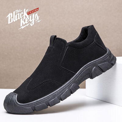 Men's Casual Walking Sneakers with Breathable Mesh Upper Anti Slip Outsole and Faux Fur Lining