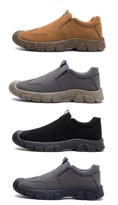 Men's Casual Walking Sneakers with Breathable Mesh Upper Anti Slip Outsole and Faux Fur Lining