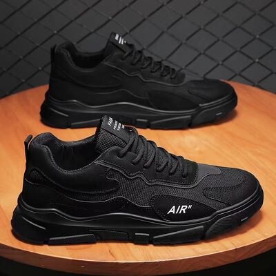 Mens Casual Walking Sneakers with Breathable Mesh Upper Anti Slip Outsole and Faux Fur Lining