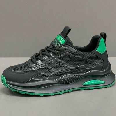 Men's Casual Walking Sneakers with Breathable Mesh Upper Anti Slip Outsole and Faux Fur Lining