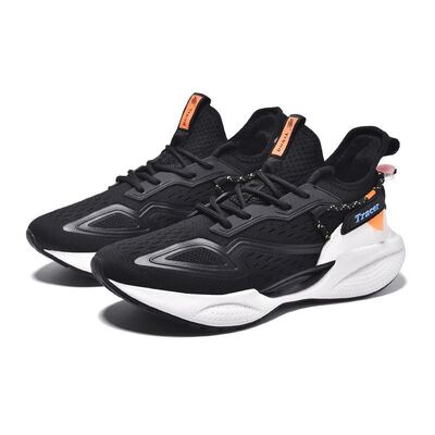 Men's Non Slip Walking Sneakers with Breathable Mesh Upper and Faux Fur Lining