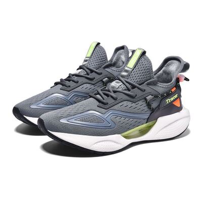 Men's Non Slip Walking Sneakers with Breathable Mesh Upper and Faux Fur Lining