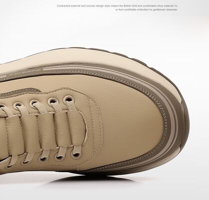 Men's Non Slip Walking Sneakers with Breathable Mesh Upper and Faux Fur Lining for All Seasons