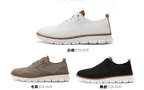 Mens Non Slip Walking Sneakers with Breathable Mesh Upper and Faux Fur Lining for All Seasons