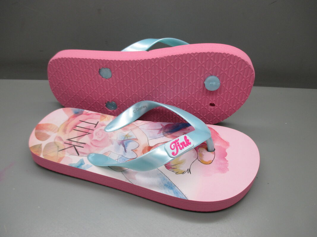 OEM Design Cartoon Childrens Beach Flip Flops Summer Slippers With EVA Wavy Rebound Sole