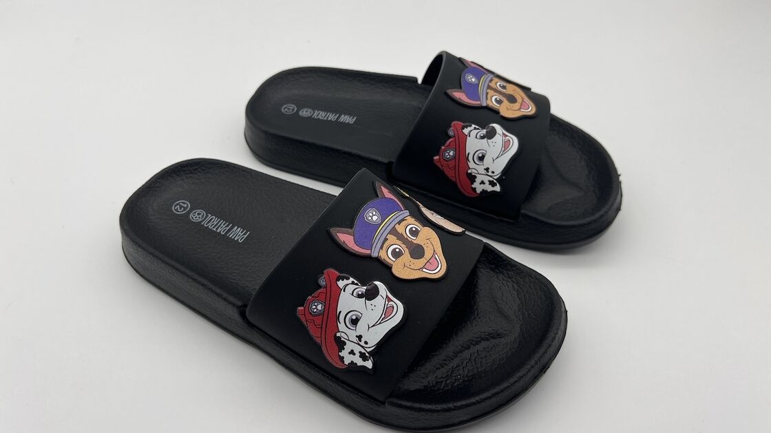EVA Kids Pool Slippers Paw Patrol Children Sandals With Embossed Rubber Upper