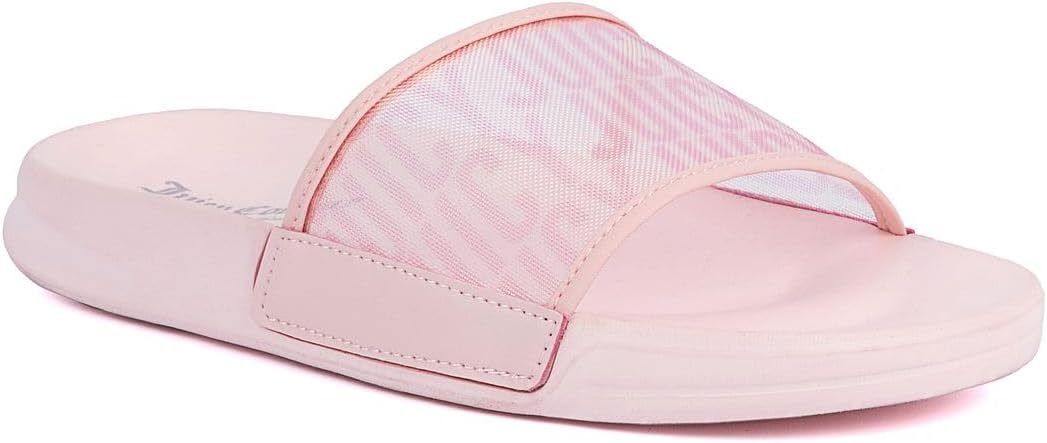 EVA Material Slip On Beach Flat Sandals With Transparent Uppers Customizable