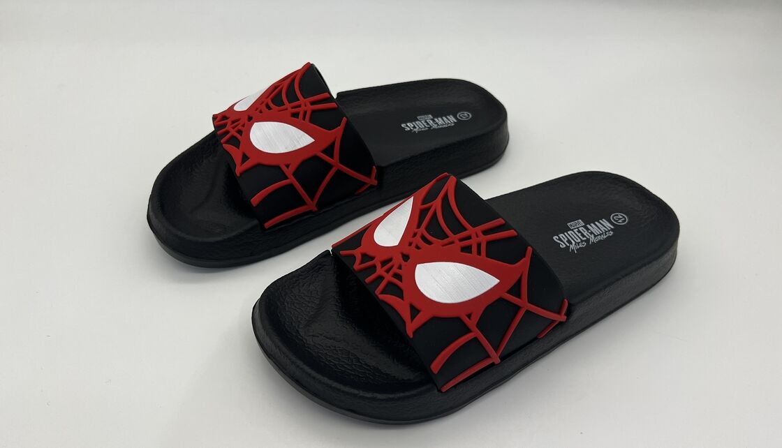 Kids Slides Pool Mule Sandals Spider Man Summer Sandals Customized Logo