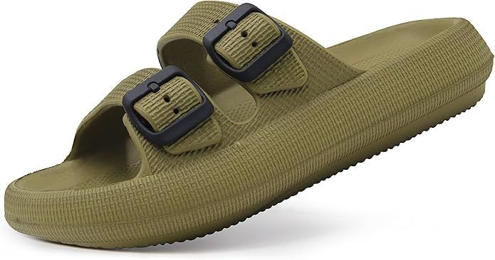 Men Women Ultra Lightweight Beach Slipper Sandals With Cushioned EVA Soles Quick Dry