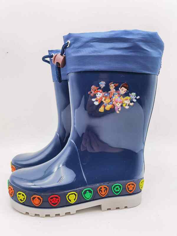 Polyvinyl Chloride Kids Rain Boots Light Up Gum Boots Customized Logo