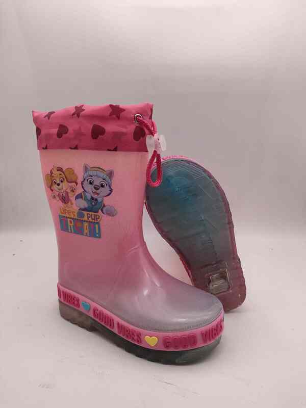Safety Comfort Kids Rain Boots Non Slip Paw Patrol Design Childrens Gumboots