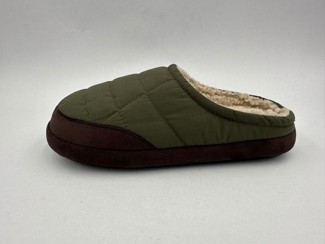 Anti Slip Mens Warm Comfy Slipper Memory Foam House Slippers Custom Color