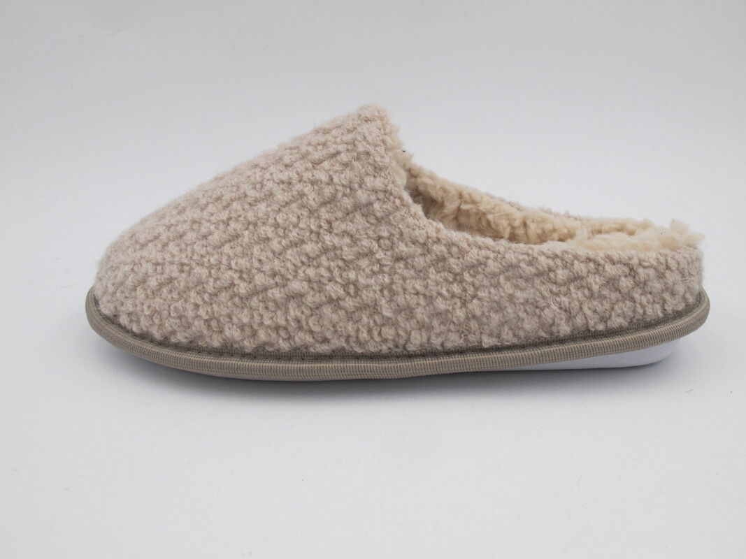Custom Brand Mens Warm Slipper Comfortable House Shoes With Arch Support