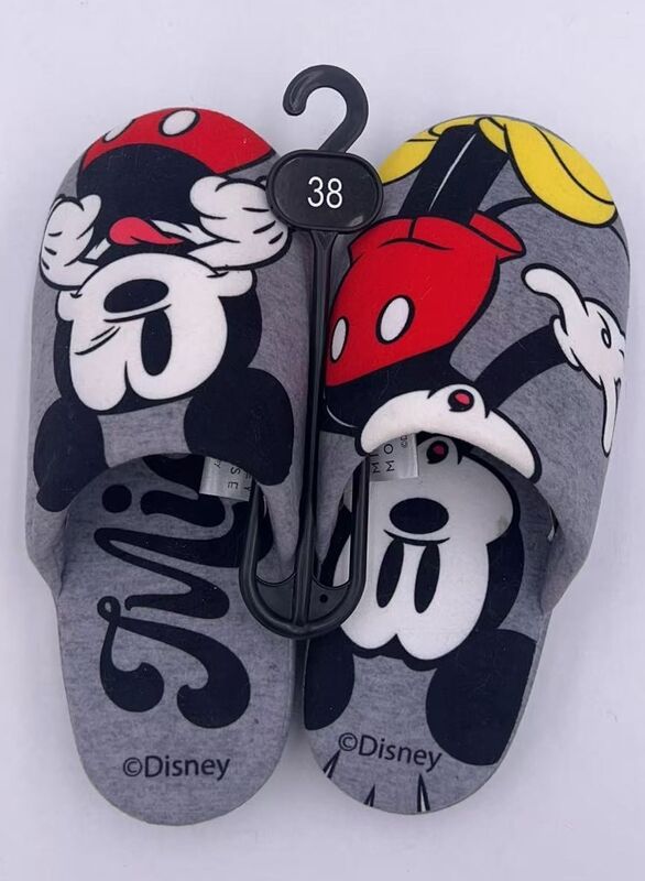 TPR Rubber Sole Flexible Character Men's & Women's House Slippers