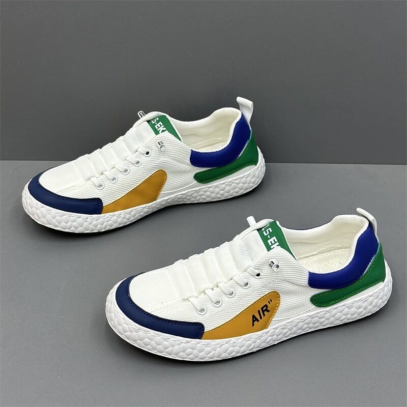Men's Breathable Mesh Walking Sneakers with Anti-Slip Outsole and Enhanced Cushioning