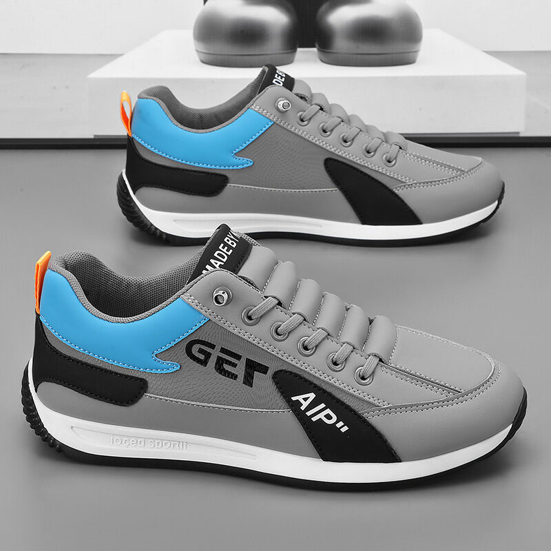 Mens Casual Walking Sneakers with Anti Slip Outsole Breathable Mesh Upper and Faux Fur Lining
