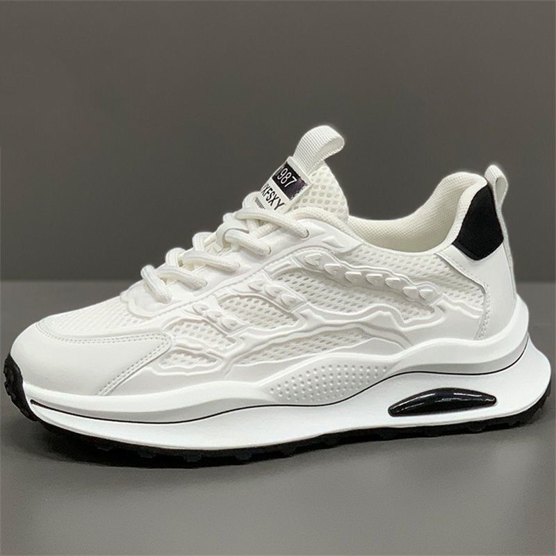 Men's Casual Walking Sneakers with Breathable Mesh Upper Anti Slip Outsole and Faux Fur Lining
