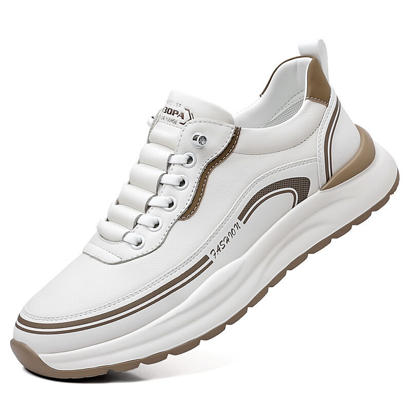 Men's Non Slip Walking Sneakers with Breathable Mesh Upper and Faux Fur Lining for All Seasons