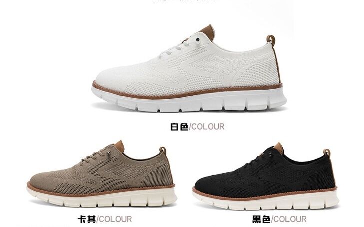 Mens Non Slip Walking Sneakers with Breathable Mesh Upper and Faux Fur Lining for All Seasons